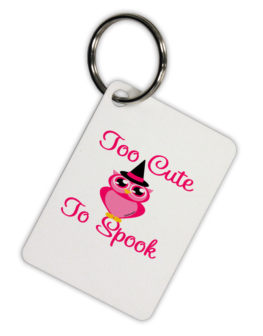 Owl Too Cute Pink Aluminum Keyring Tag-Keyring-TooLoud-White-Davson Sales