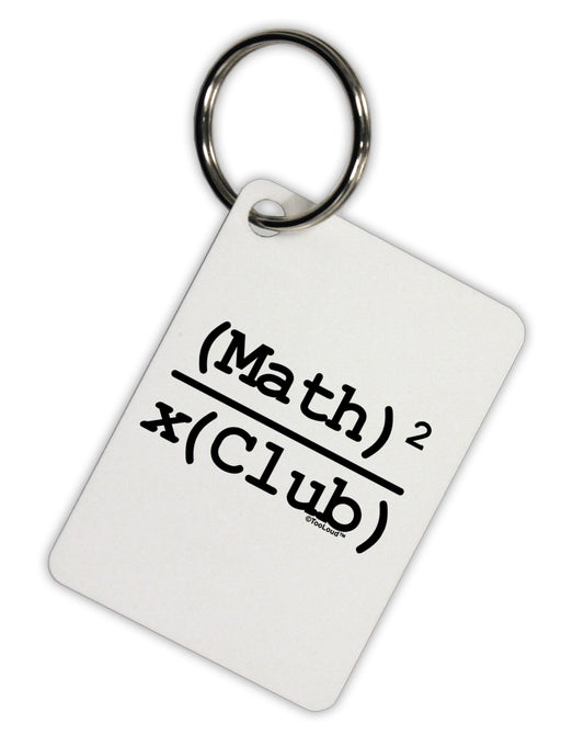 Math Club Aluminum Keyring Tag by TooLoud-Keyring-TooLoud-White-Davson Sales