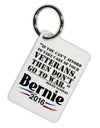 Bernie on Veterans and War Aluminum Keyring Tag-Keyring-TooLoud-White-Davson Sales