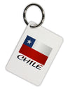 Chile Flag Aluminum Keyring Tag-Keyring-TooLoud-White-Davson Sales