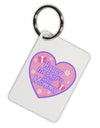 Happy Mother's Day Mommy - Pink Aluminum Keyring Tag by TooLoud-Keyring-TooLoud-White-Davson Sales