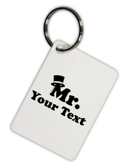 Personalized Mr Classy Aluminum Keyring Tag by TooLoud-Keyring-TooLoud-White-Davson Sales
