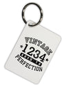 Personalized Vintage Birth Year Distressed Aluminum Keyring Tag by TooLoud-TooLoud-Davson Sales