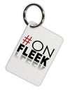 Hashtag On Fleek Aluminum Keyring Tag-Keyring-TooLoud-White-Davson Sales