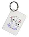 Wet Pussycat Aluminum Keyring Tag-Keyring-TooLoud-White-Davson Sales