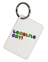 Legalize Gay - Rainbow Aluminum Keyring Tag
