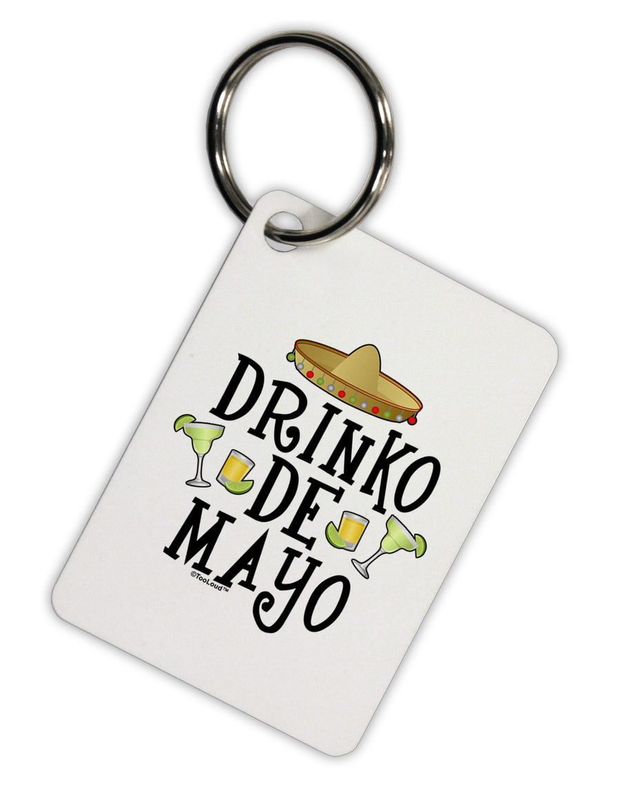 Drinko De Mayo Aluminum Keyring Tag-Keyring-TooLoud-White-Davson Sales