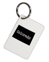 Colorado - United States Shape Aluminum Keyring Tag-Keyring-TooLoud-White-Davson Sales