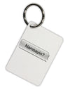 Namsayin Text Bubble Aluminum Keyring Tag-Keyring-TooLoud-White-Davson Sales