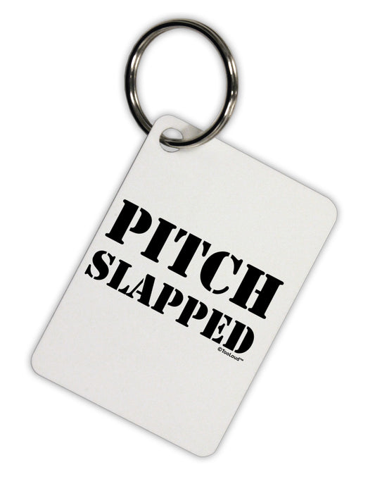 Pitch Slapped Aluminum Keyring Tag-Keyring-TooLoud-White-Davson Sales