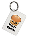 Half Baked Cute Roll Aluminum Keyring Tag-Keyring-TooLoud-White-Davson Sales