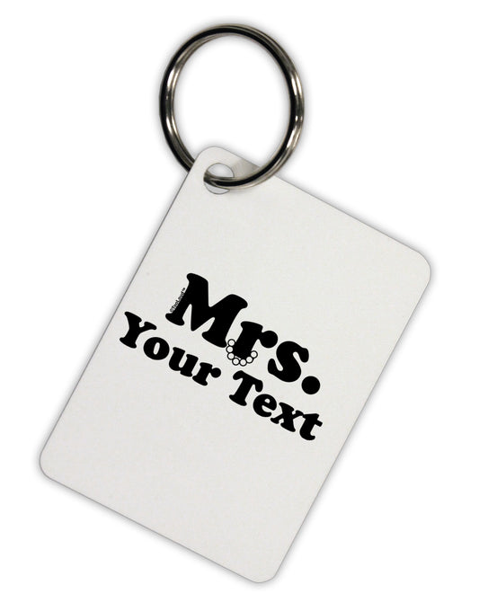 Personalized Mrs Classy Aluminum Keyring Tag by TooLoud-Keyring-TooLoud-White-Davson Sales