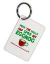 Spike My Eggnog Aluminum Keyring Tag-Keyring-TooLoud-White-Davson Sales