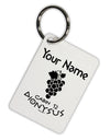 Personalized Cabin 12 Dionysus Aluminum Keyring Tag by TooLoud-Keyring-TooLoud-White-Davson Sales