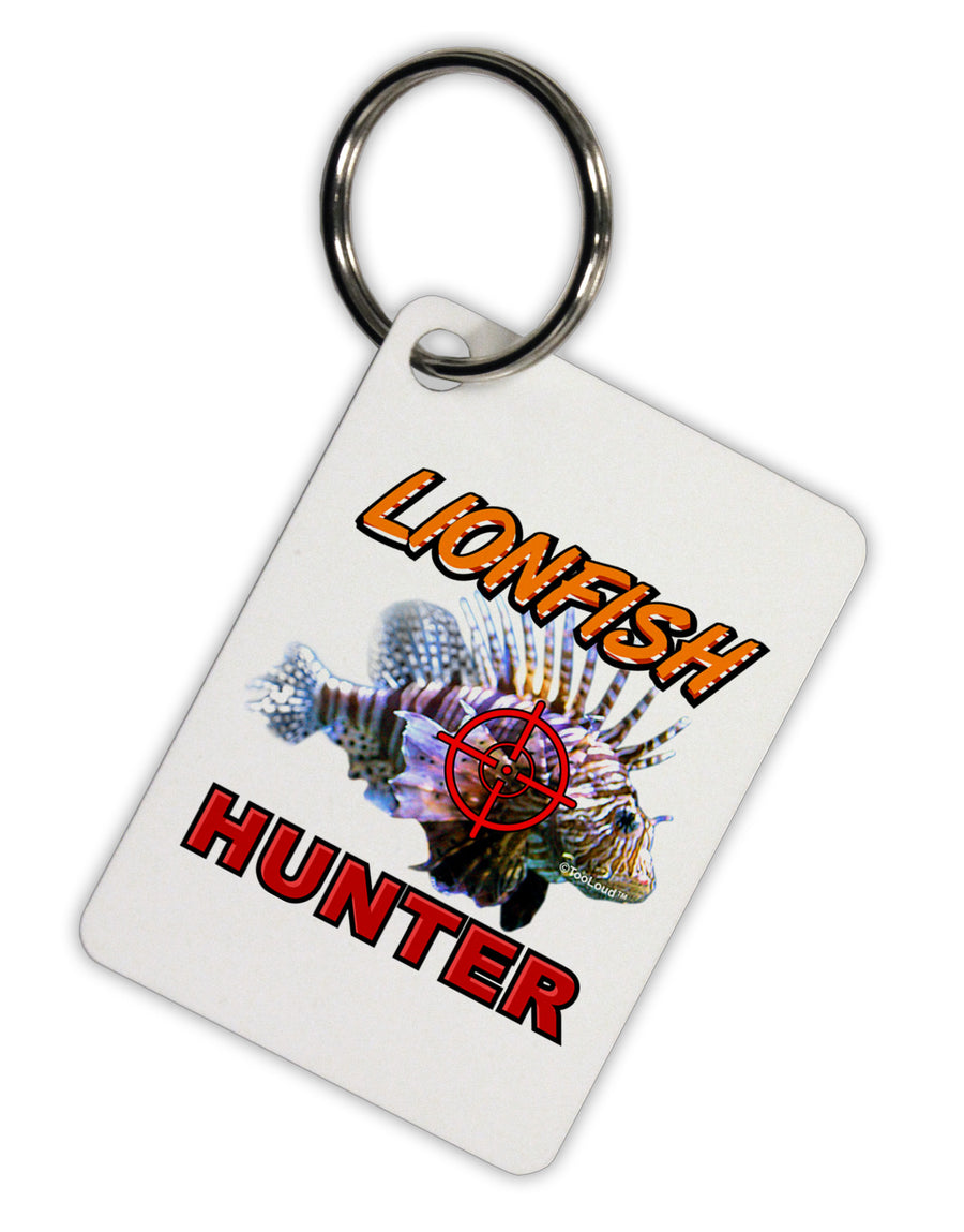 Lionfish Hunter Aluminum Keyring Tag-Keyring-TooLoud-White-Davson Sales