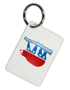 Sloth Political Party Symbol Aluminum Keyring Tag-Keyring-TooLoud-White-Davson Sales