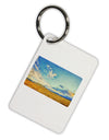 Garden of the Gods Watercolor Aluminum Keyring Tag-Keyring-TooLoud-White-Davson Sales