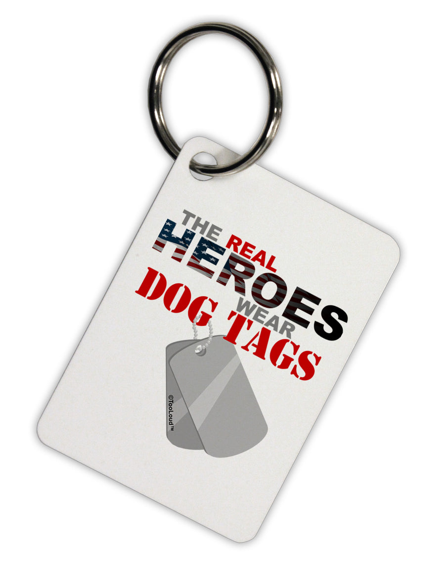 Heroes Dog Tags Aluminum Keyring Tag-Keyring-TooLoud-White-Davson Sales