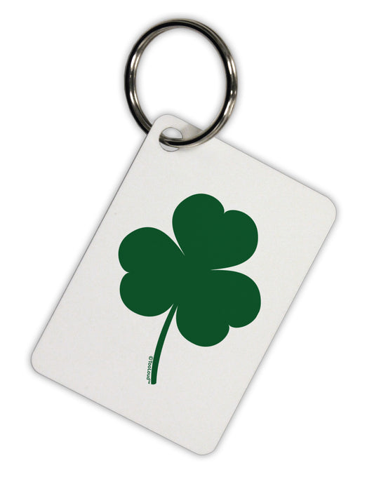 Traditional Irish Shamrock Aluminum Keyring Tag-Keyring-TooLoud-White-Davson Sales
