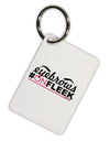 Eyebrows On Fleek Aluminum Keyring Tag-Keyring-TooLoud-White-Davson Sales