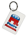 Republican Party Animal Aluminum Keyring Tag-Keyring-TooLoud-White-Davson Sales