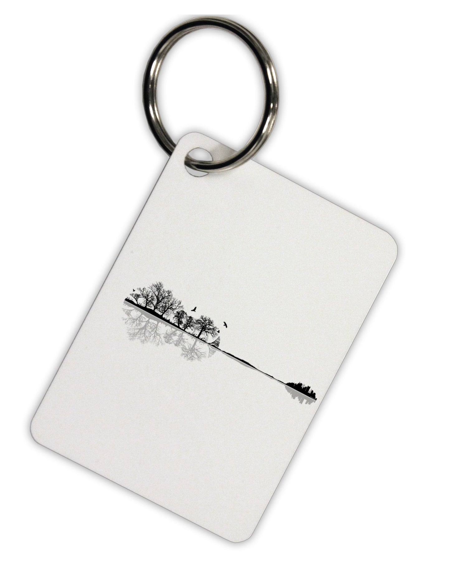 Nature's Harmony Guitar Aluminum Keyring Tag by TooLoud-Keychains-TooLoud-Davson Sales