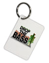 Drop The Bass Fish Aluminum Keyring Tag-Keyring-TooLoud-White-Davson Sales