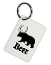 Beer Animal Aluminum Keyring Tag-Keyring-TooLoud-White-Davson Sales