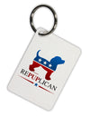 RePUPlican Aluminum Keyring Tag-Keyring-TooLoud-White-Davson Sales