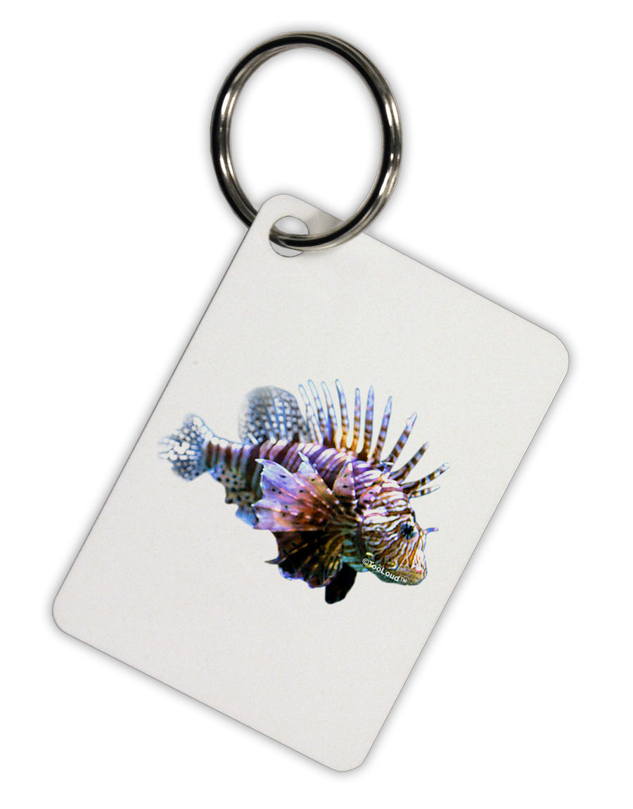 Lionfish Aluminum Keyring Tag-Keyring-TooLoud-White-Davson Sales