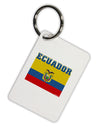 Ecuador Flag Aluminum Keyring Tag-Keyring-TooLoud-White-Davson Sales