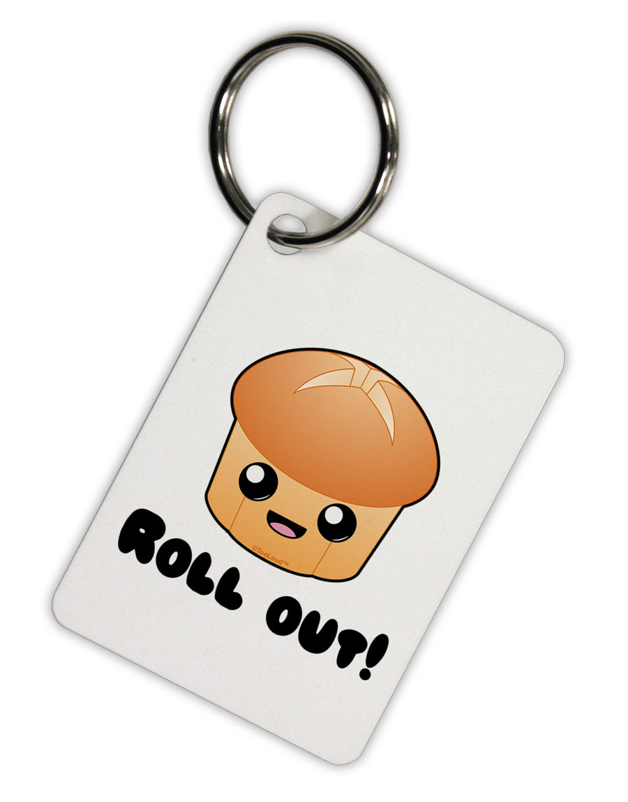 Roll Out Cute Roll Aluminum Keyring Tag-Keyring-TooLoud-White-Davson Sales