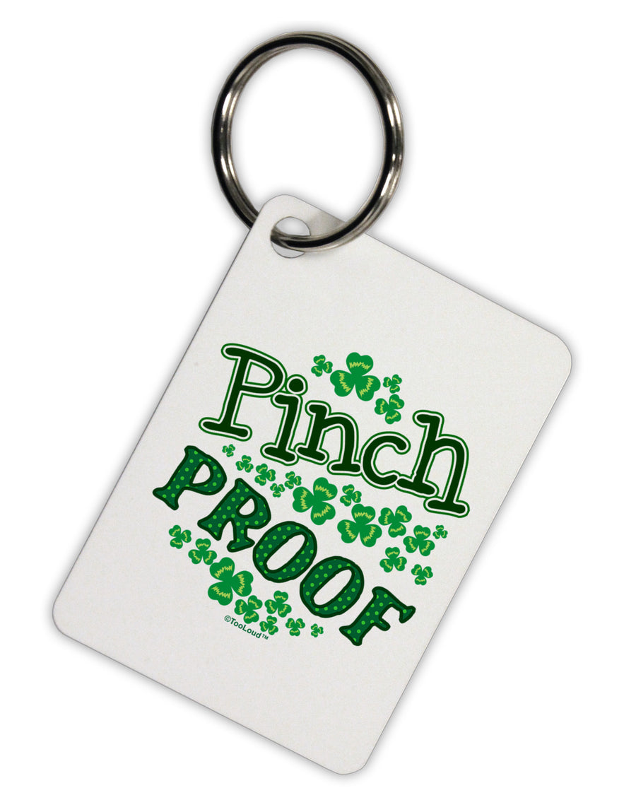 Pinch Proof St Patricks Day Aluminum Keyring Tag-Keyring-TooLoud-White-Davson Sales