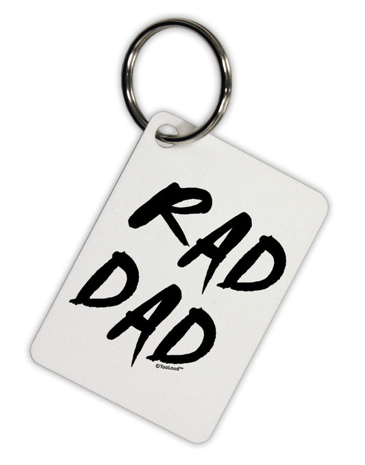 Rad Dad Design Aluminum Keyring Tag-Keyring-TooLoud-White-Davson Sales