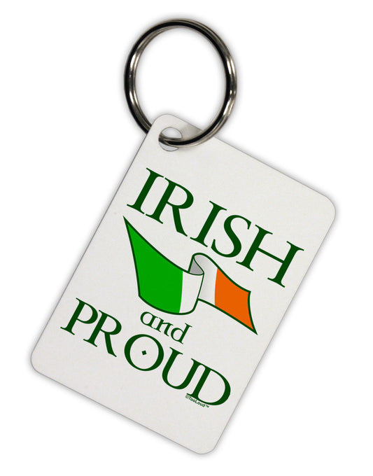Irish and Proud Aluminum Keyring Tag-Keyring-TooLoud-White-Davson Sales