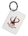 Peace & Love For Paris Aluminum Keyring Tag-Keyring-TooLoud-White-Davson Sales