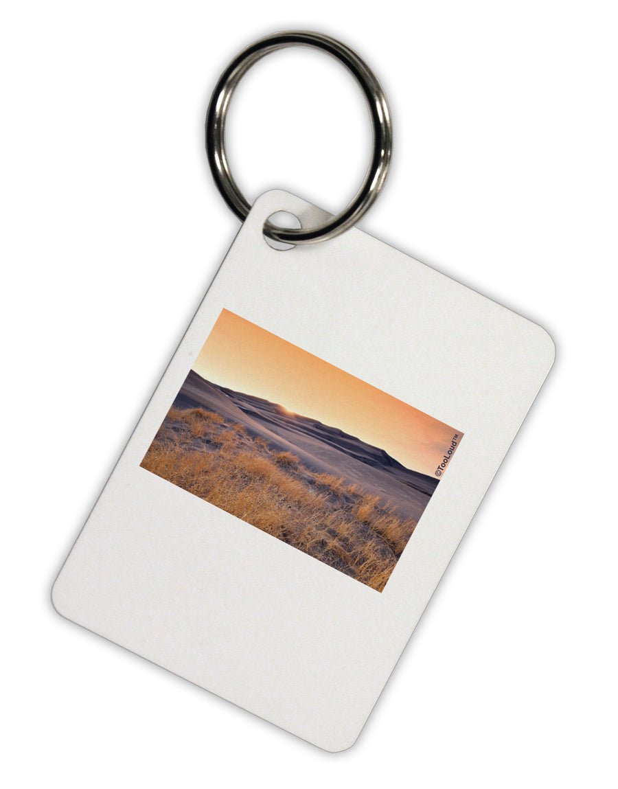 Colorado Sand Dunes Aluminum Keyring Tag-Keyring-TooLoud-White-Davson Sales