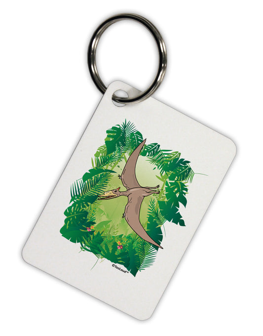 Pterosaurs - Without Name Aluminum Keyring Tag by TooLoud-Keyring-TooLoud-White-Davson Sales