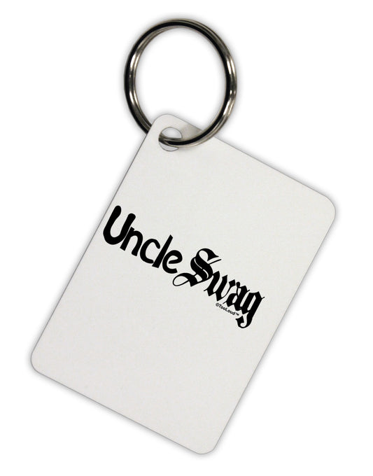 Uncle Swag Text Aluminum Keyring Tag by TooLoud-Keyring-TooLoud-White-Davson Sales