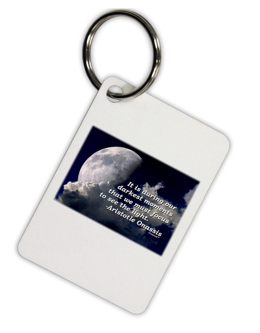 Our Darkest Moments Aluminum Keyring Tag-Keyring-TooLoud-Davson Sales