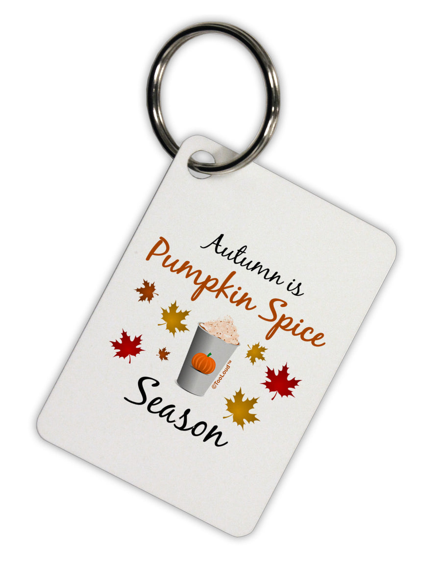 Pumpkin Spice Season Aluminum Keyring Tag-Keyring-TooLoud-White-Davson Sales