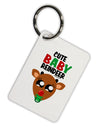 Cute Baby Reindeer Matching Deer Aluminum Keyring Tag-Keyring-TooLoud-White-Davson Sales