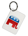 Republican Bubble Symbol Aluminum Keyring Tag-Keyring-TooLoud-White-Davson Sales