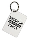 Bachelor Party Drinking Team - Distressed Aluminum Keyring Tag-Keyring-TooLoud-White-Davson Sales