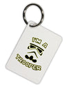 I'm A Trooper Aluminum Keyring Tag-Keyring-TooLoud-White-Davson Sales