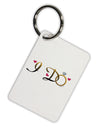 I Do - Bride Aluminum Keyring Tag-Keyring-TooLoud-White-Davson Sales