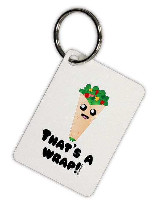 Thats A Wrap Cute Wrap Aluminum Keyring Tag-Keyring-TooLoud-White-Davson Sales
