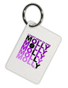 Find Molly Purple Aluminum Keyring Tag-Keyring-TooLoud-White-Davson Sales