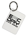 Epic Pi Day Text Design Aluminum Keyring Tag by TooLoud-Keyring-TooLoud-White-Davson Sales