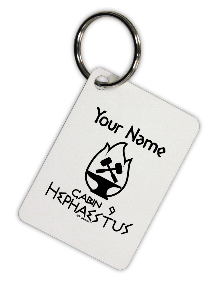 Personalized Cabin 9 Hephaestus Aluminum Keyring Tag-Keyring-TooLoud-White-Davson Sales